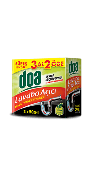 Lavabo Açıcı Toz (3x50)  150 gr.